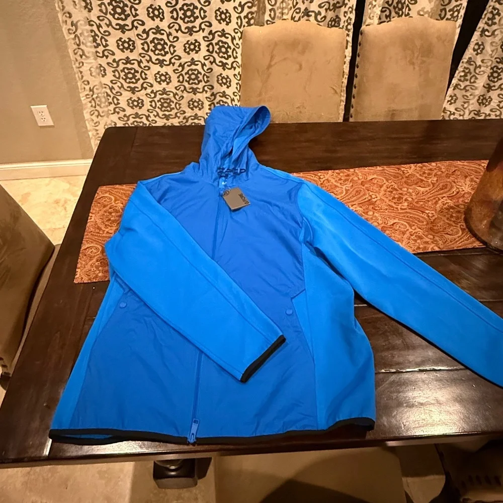 G/Fore Men's XXL Racer Wind Control Double Knit Pique Hooded Jacket MSRP $525 - Picture 5 of 10